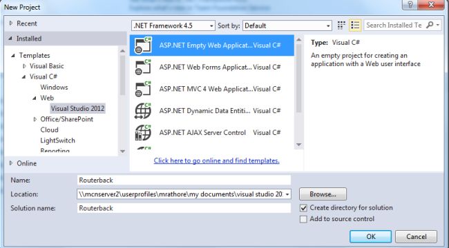 Select web application